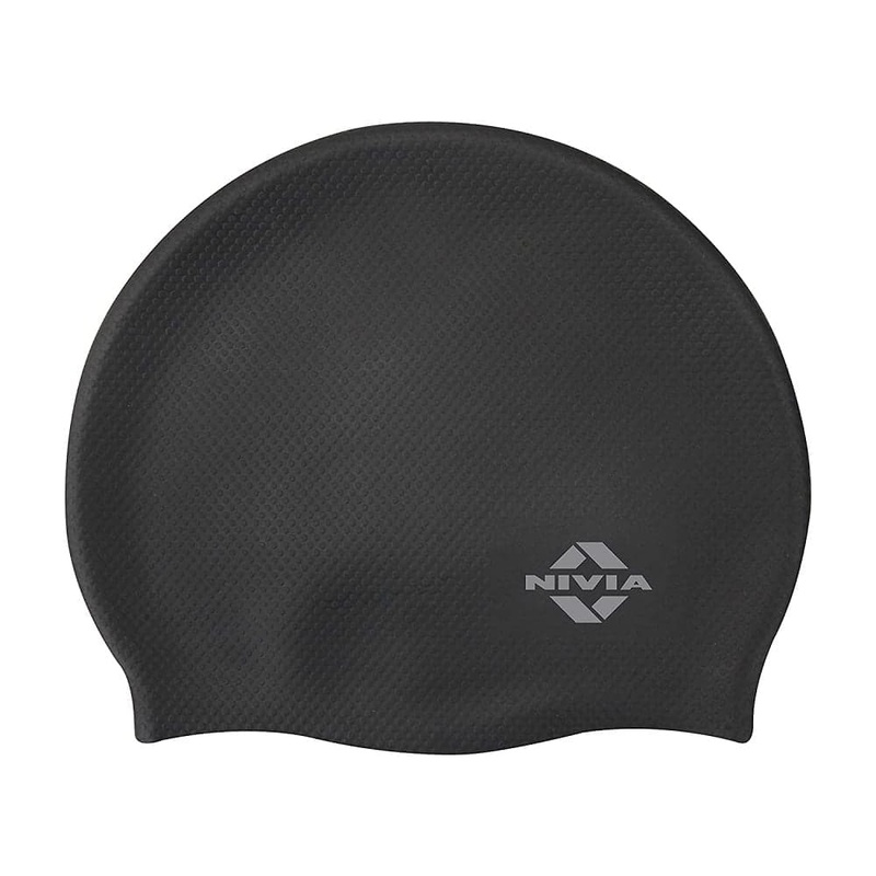 Pro Silicone Swimming Cap|Black|Navy Blue|White