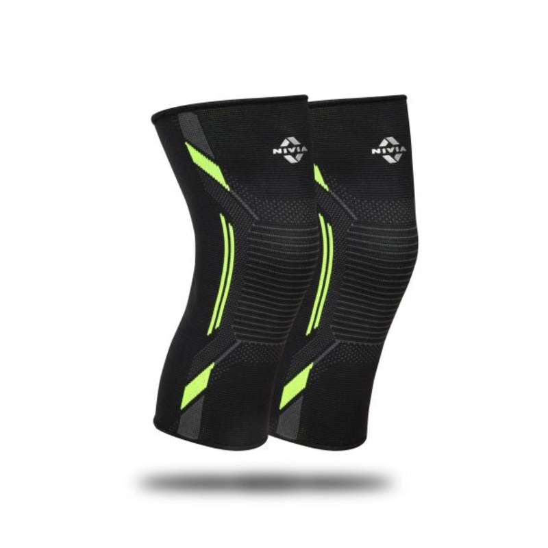 Knitted Slip-on Knee Support|S|M|L|Black