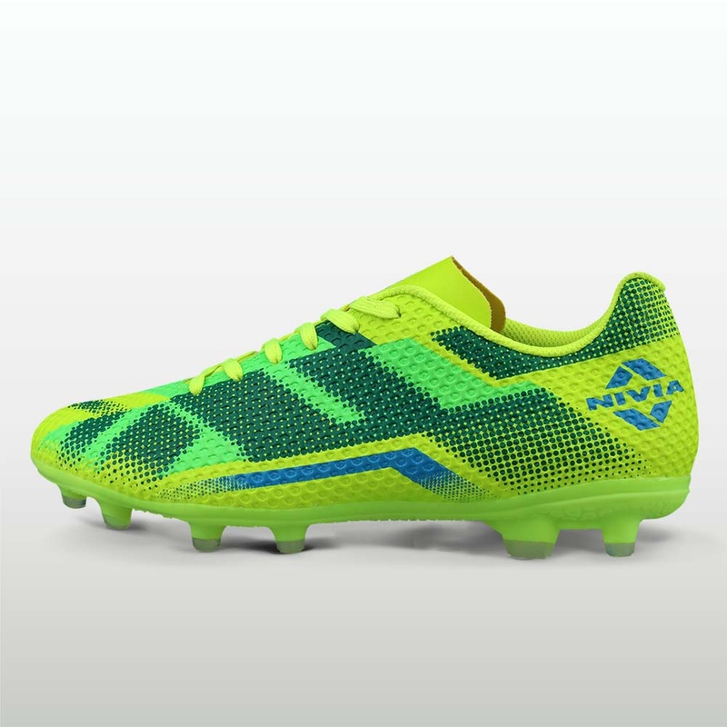 Nivia Dagger Football Studs|3|4|5|6|7|8|9|10|11|F.Green|F.Orange|White/Blue|White/Grey