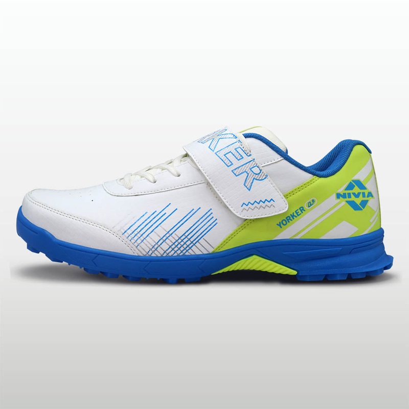 Yorker 2.0 Cricket Shoes|Blue/Green|Blue/Lime|Navy/Orange|2|3|4|5|6|7|8|9|10|11