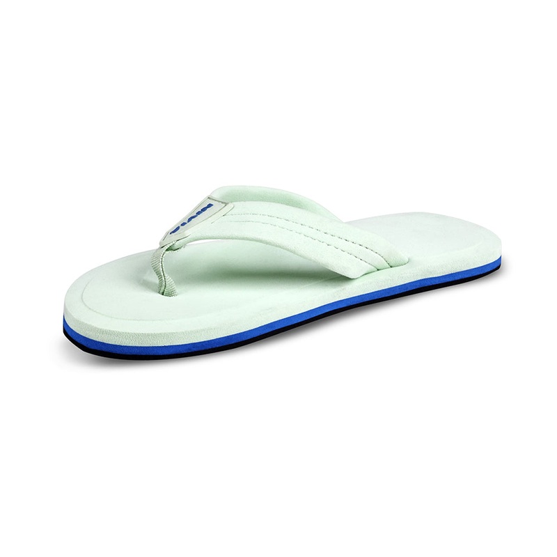 Encounter Women’s Flip Flops|4|5|6|7|Pastel Green|Blue Purple/Green