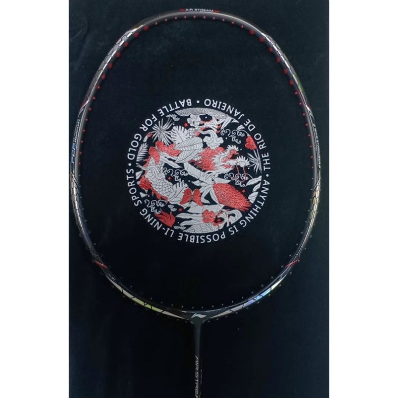 (Free String) Li-Ning Air Stream N99 Limited Edition Badminton Racquet 3U Black/Gold