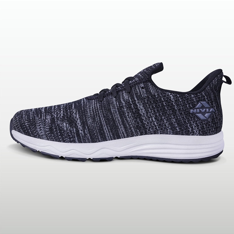 Impulse Knitted Running Shoe|5|6|7|8|9|10|11|Black|Grey