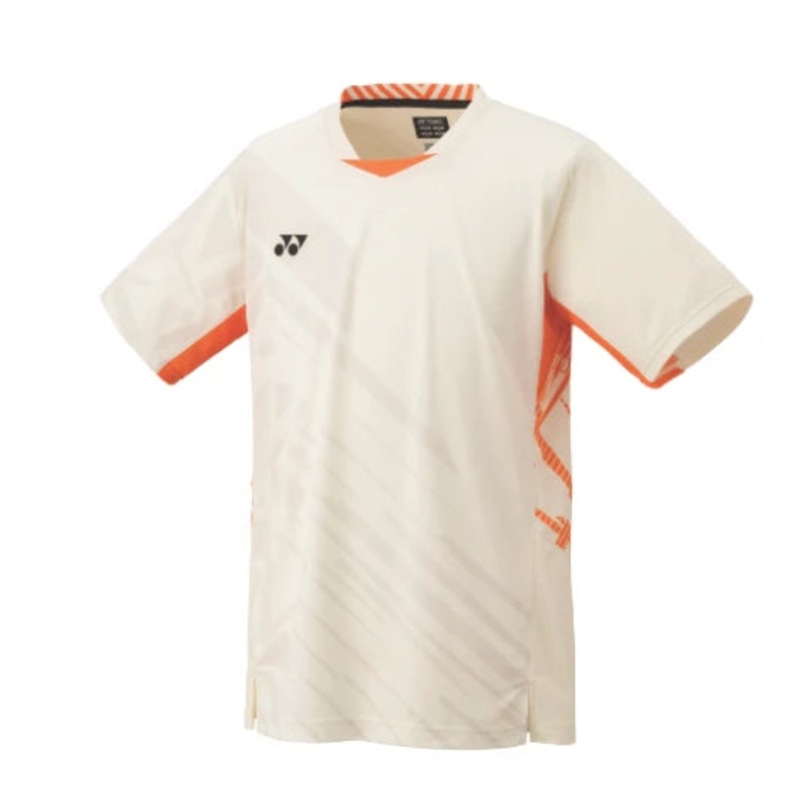 Yonex 2025 Men’s Crew Neck Shirt 10642YX Cream