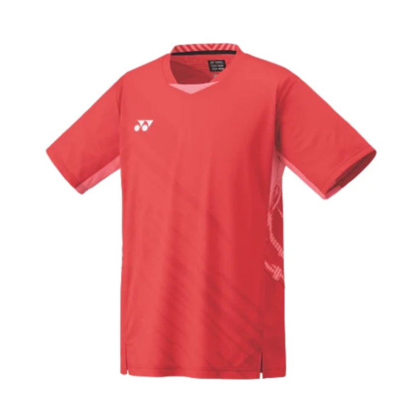 Yonex 2025 Men’s Crew Neck Shirt 10642YX Tango Red