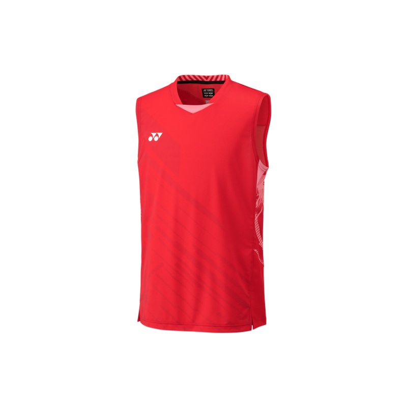 Yonex 2025 Men’s Sleeveless Top 10643YX Tango Red