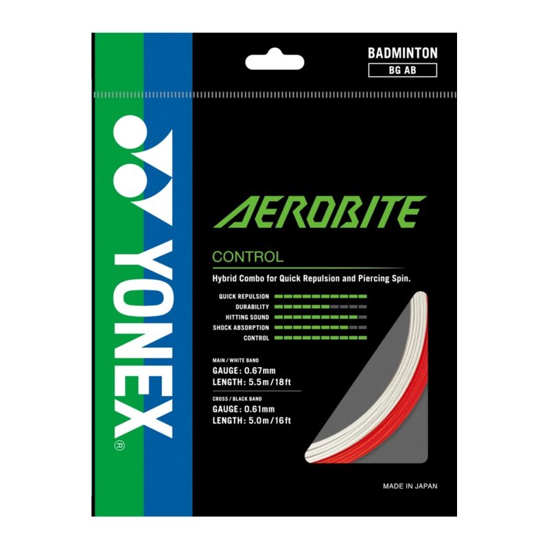 Yonex Badminton String Aerobite – 10m Set & 200m Reel