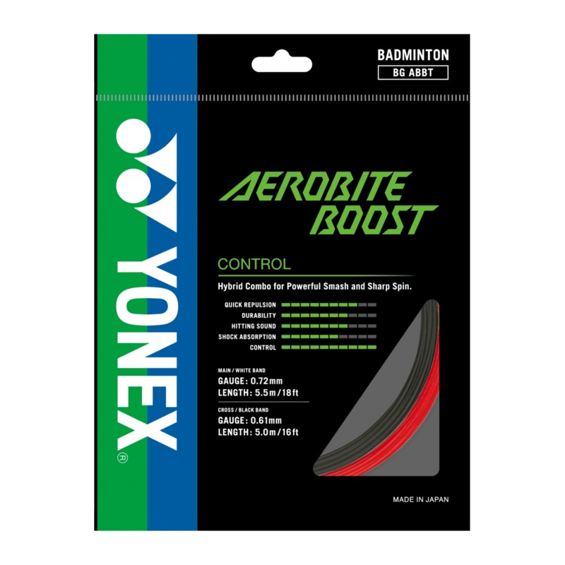 Yonex Badminton String Aerobite Boost – 10m Set & 200m Reel