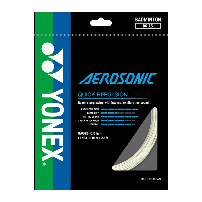 Yonex Badminton String Aerosonic – 10m Set & 200m Reel