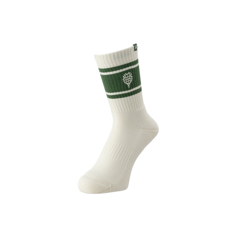 Yonex Sport Socks Nature Series Sport Crew Socks Ice Beige
