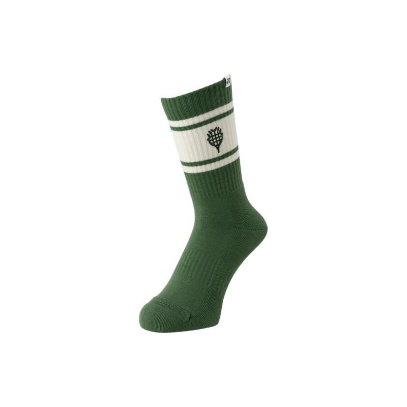 Yonex Sport Socks Nature Series Sport Crew Socks Oliver Greens