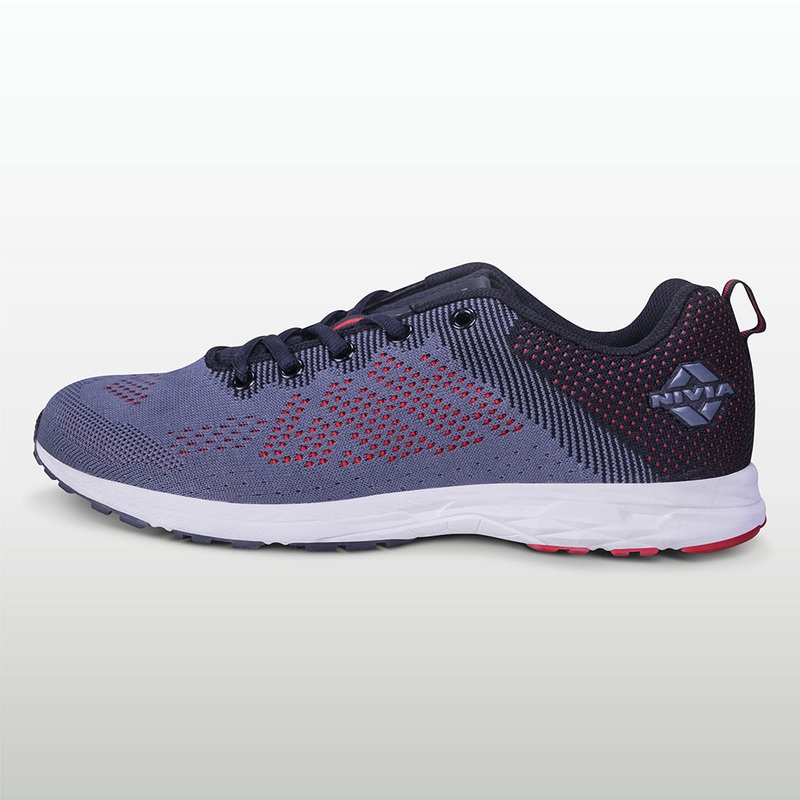Yorks Running Shoe|5|6|7|8|9|10|11|Grey|Blue/Red