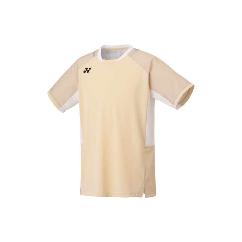 Yonex 2025 Men’s Crew Neck Shirt 10633YX Ice Beige