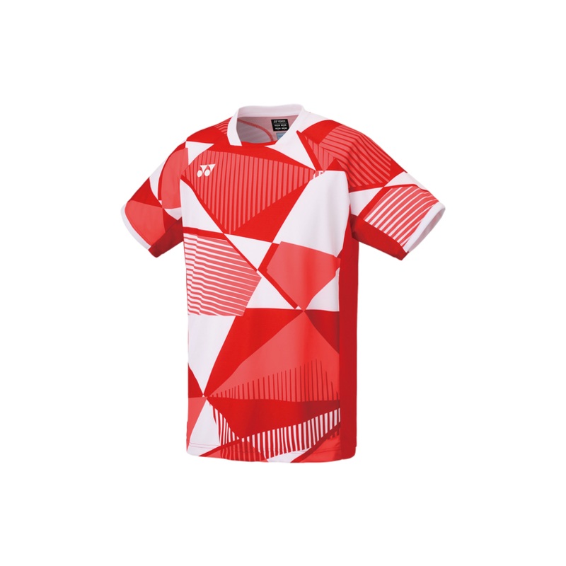 Yonex 2025 Men’s Crew Neck Shirt 10635EX Tango Red