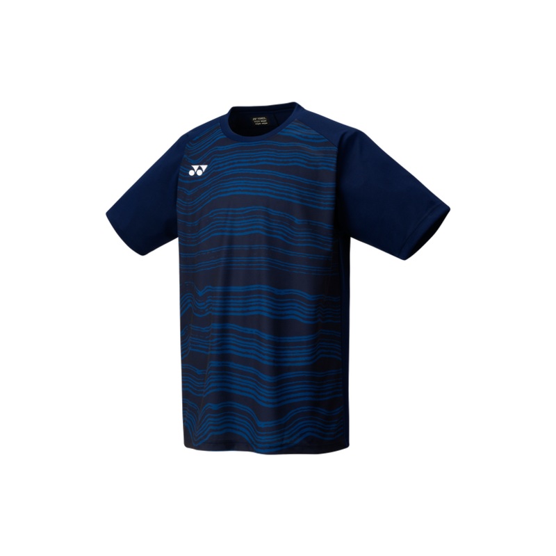 Yonex 2025 Men’s Crew Neck Shirt YM0050EX Dark Navy