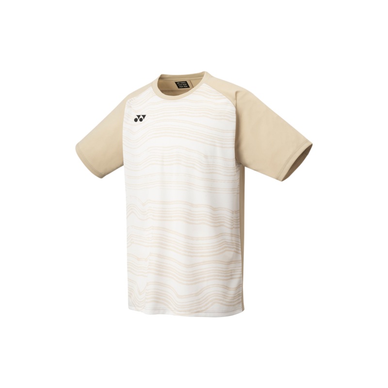 Yonex 2025 Men’s Crew Neck Shirt YM0050EX Ice Beige