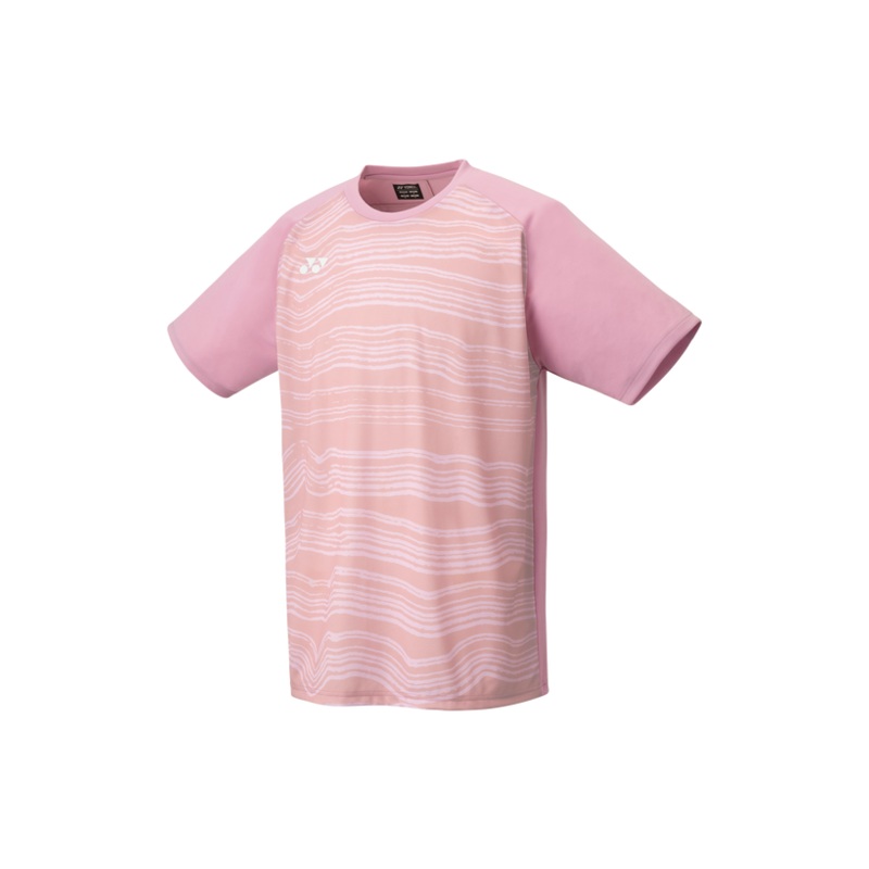 Yonex 2025 Men’s Crew Neck Shirt YM0050EX Smoke Pink