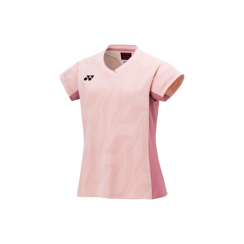 Yonex 2025 Women’s Crew Neck Shirt 20844YX Smoke Pink