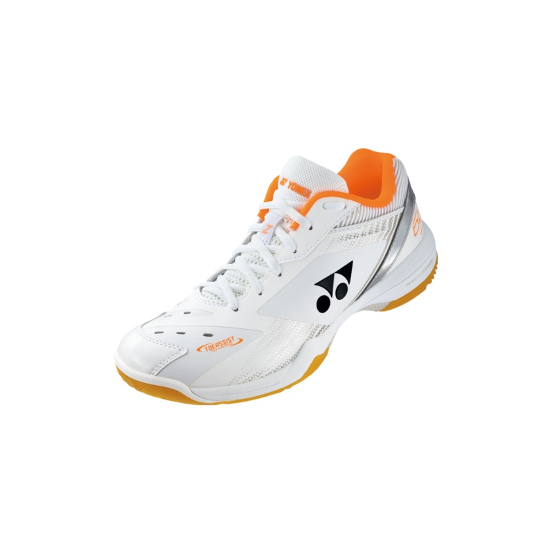 Yonex Badminton Shoe Power Cushion 65Z3 Wide Unisex (White/Orange)