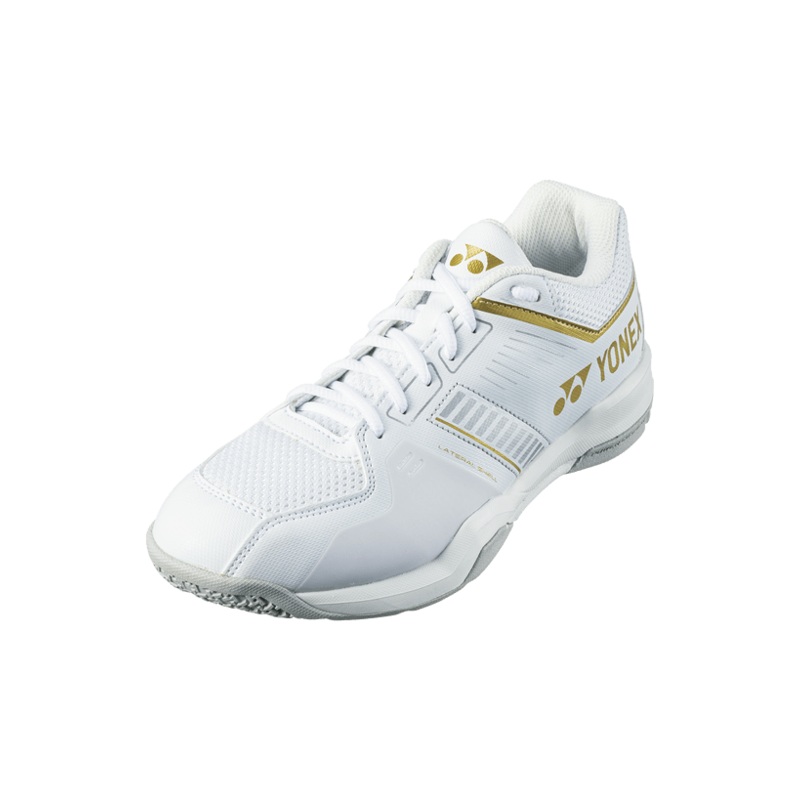 Yonex Badminton Shoe Power Cushion Strider Flow (White/Gold)