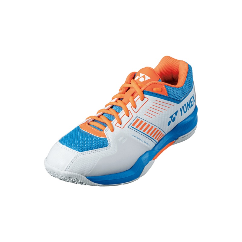 Yonex Badminton Shoe Power Cushion Strider Flow (White/Sky Blue)