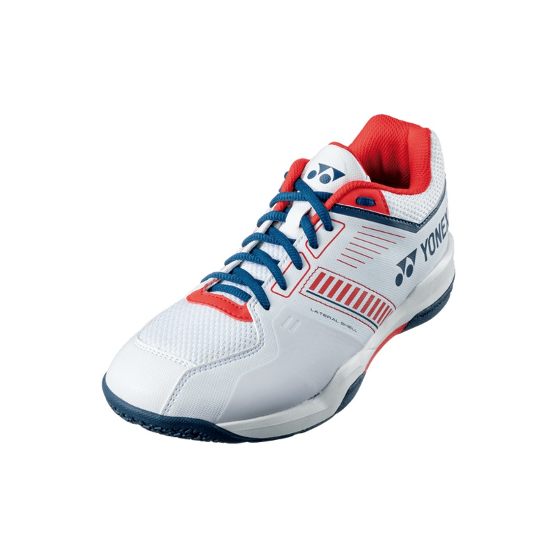 Yonex Badminton Shoe Power Cushion Strider Flow Wide (White/Red)