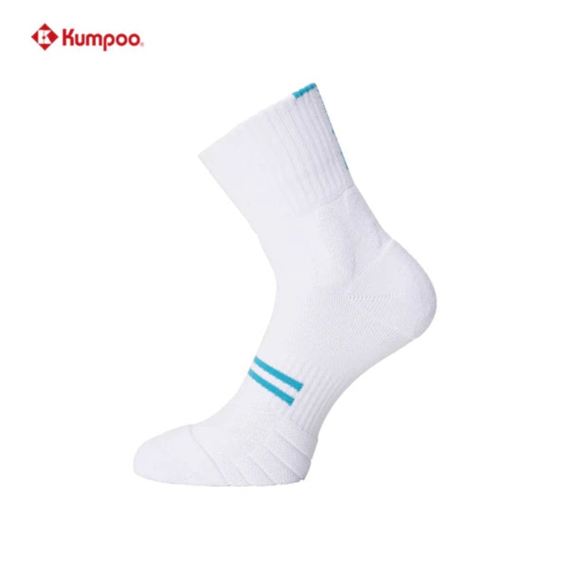 Kumpoo Badminton Socks KSO-403 Green/White