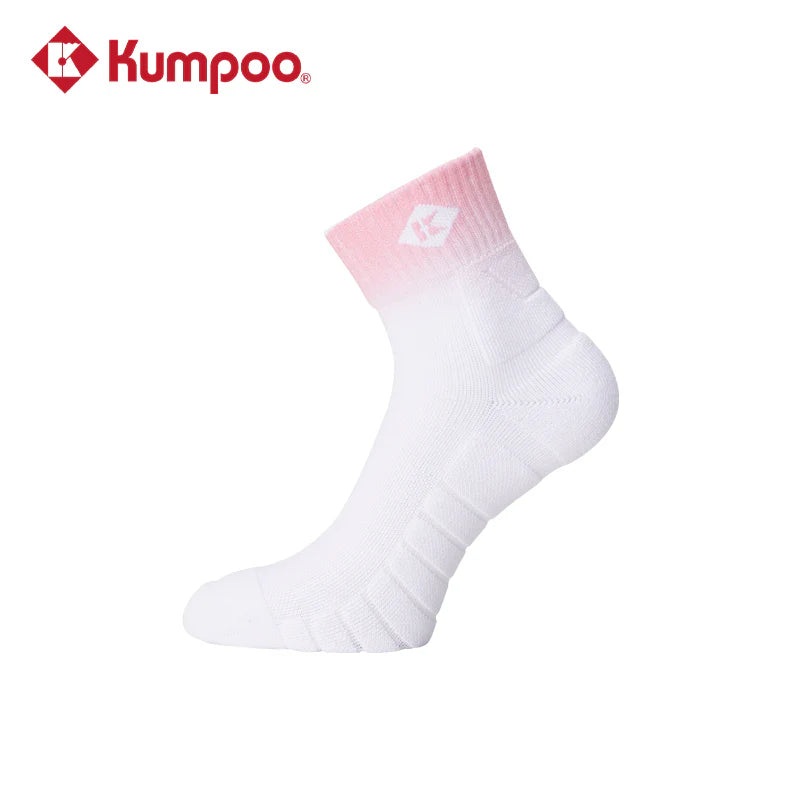 Kumpoo Badminton Socks KSO-406 Ombre Pink