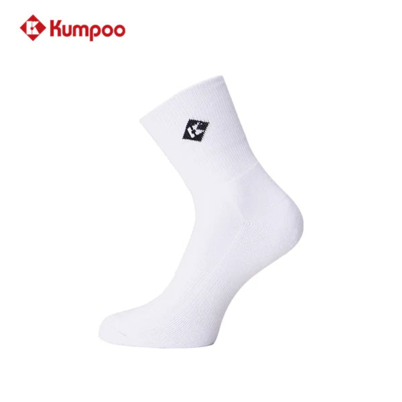 Kumpoo Badminton Socks KSO-408 White