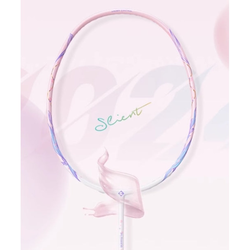 Kumpoo Flower Partner Pro Badminton Racket 4UG5 Pink (All Set)