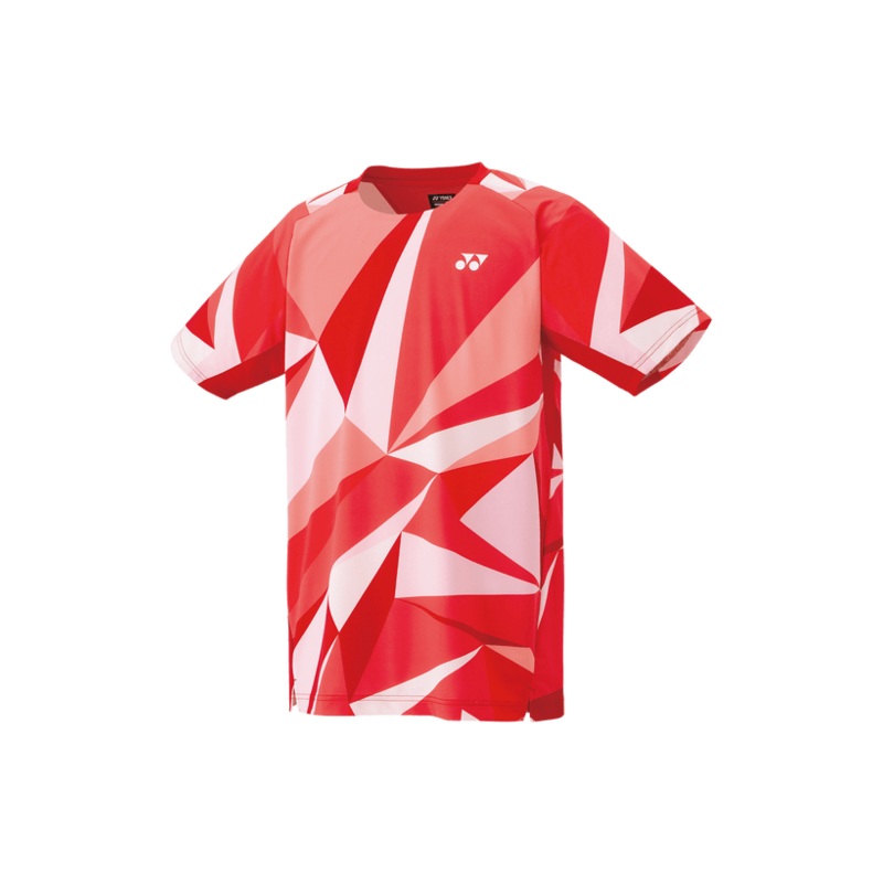 Yonex Men’s Crew Neck Shirt 10623 (Tango Red)