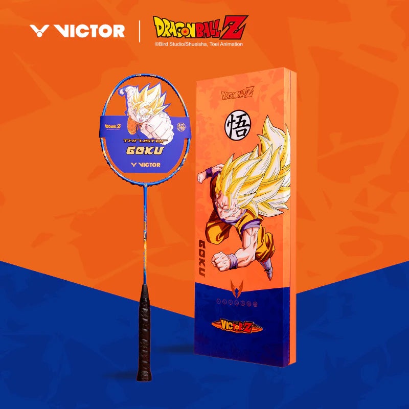 (Free String) Victor X Dragon Ball Z Badminton Racquet Giftbox TK-GOKU GB 4UG6