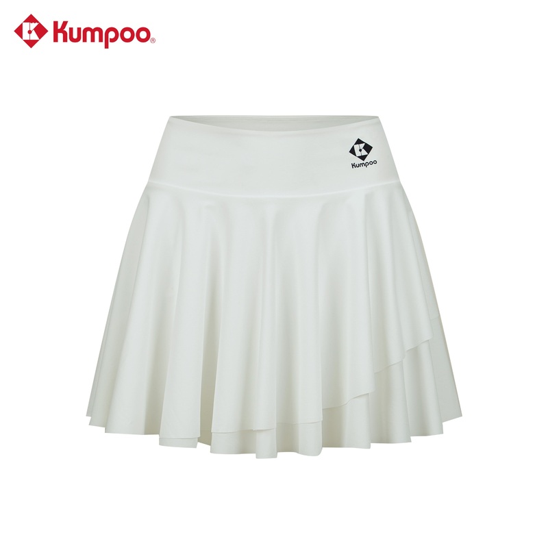 Kumpoo Apparel Women K241W-7109 Skirt White (See Size Chart)