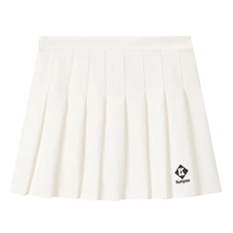 Kumpoo Apparel Women K243W-7033 Skirt White (See Size Chart)