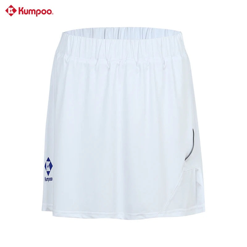 Kumpoo Apparel Women KP-222 Skirt White (See Size Chart)