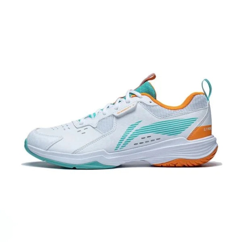(Clearance) Li-Ning Almighty V Badminton Shoes AYTT001-2 White/Green