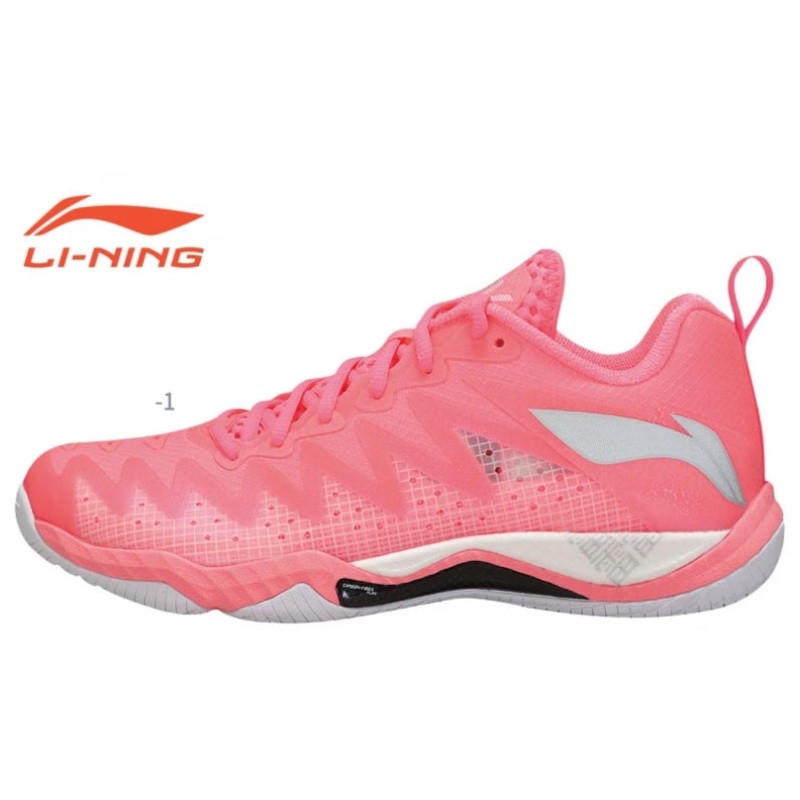 Li-Ning Gyrfalcon V HY-05 Professional Unisex Badminton Shoes AYAU007-1 Neon Rose Pink