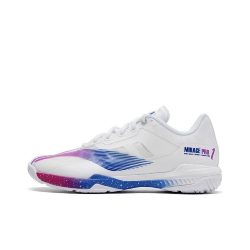 Li-Ning Mirage Pro Badminton Shoes AYAT013-1S White/Neon Fuschia Purple