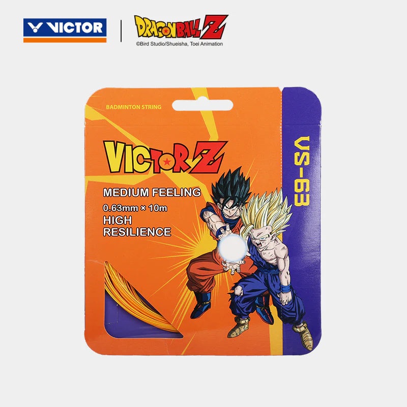 Victor X Dragon Ball Z String Vibrant Yellow/Neon Orange VS-63DBZ EO