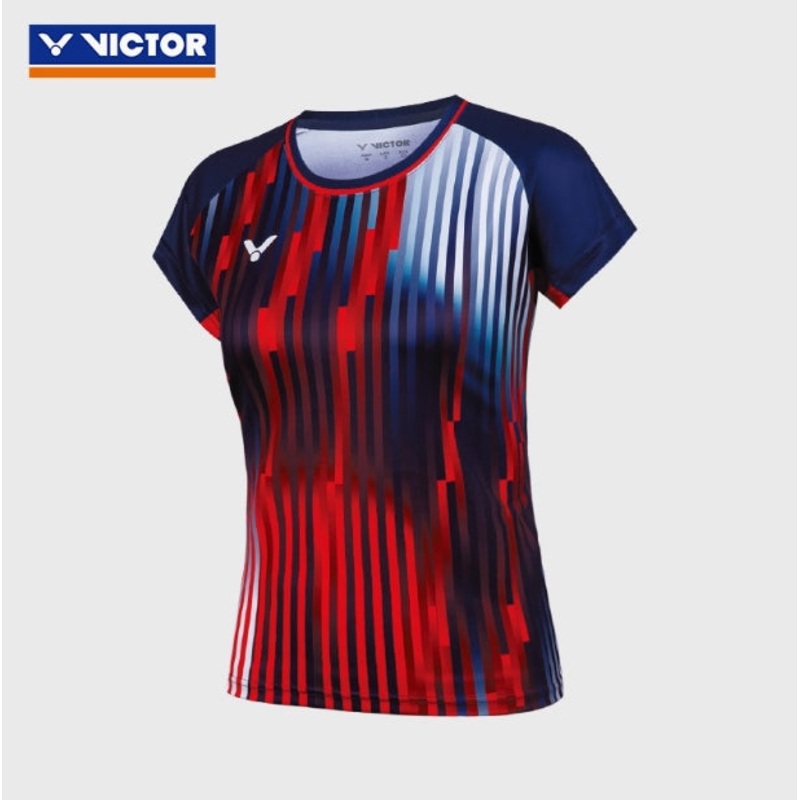 Victor French Team Ladies Tournament Game Shirt T-51050 B Navy