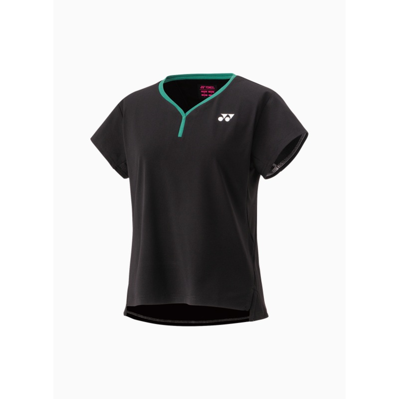 Yonex 2025 Womens Crew Neck Shirt 20837EX Black
