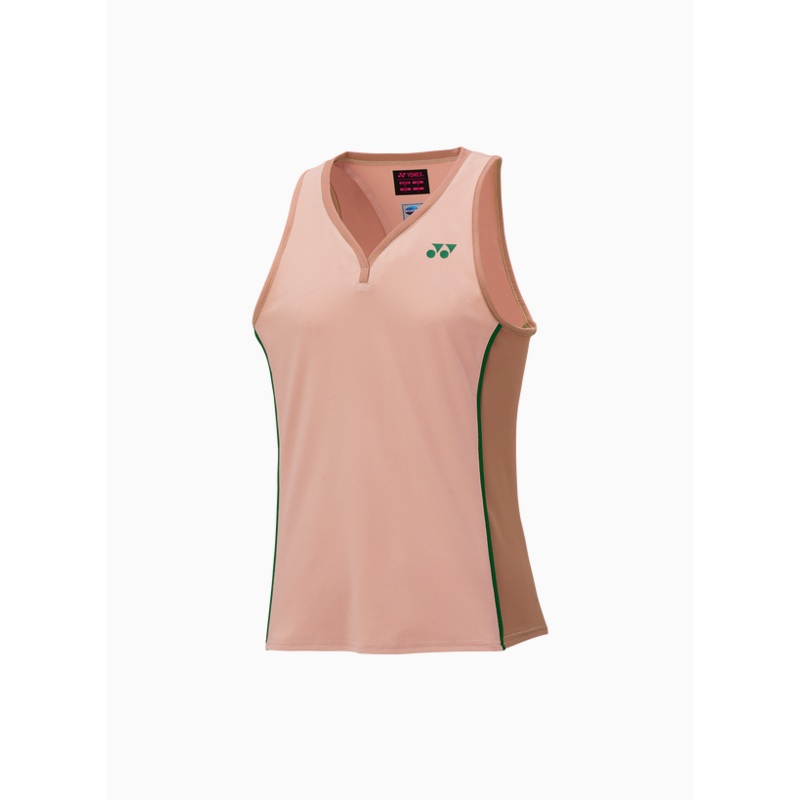 Yonex 2025 Womens Tank 20836EX Pink Beige