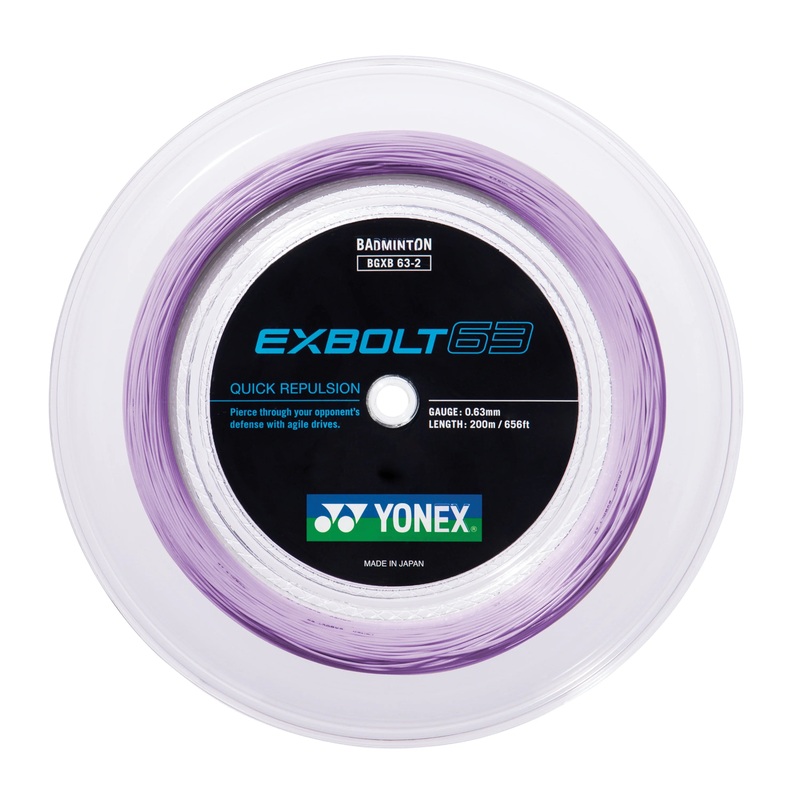 Yonex Exbolt 63 Badminton String Lavender 200M