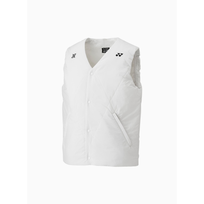 Yonex x Viktor Axelsen Unisex Padded Vest VA 90098EX White