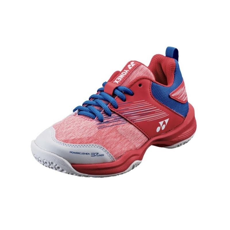 Yonex Power Cushion 37 Junior Badminton Shoes (White/Red)