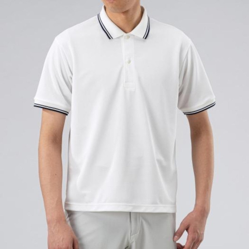 MENS ICE TOUCH Polo T SHIRT|White|L