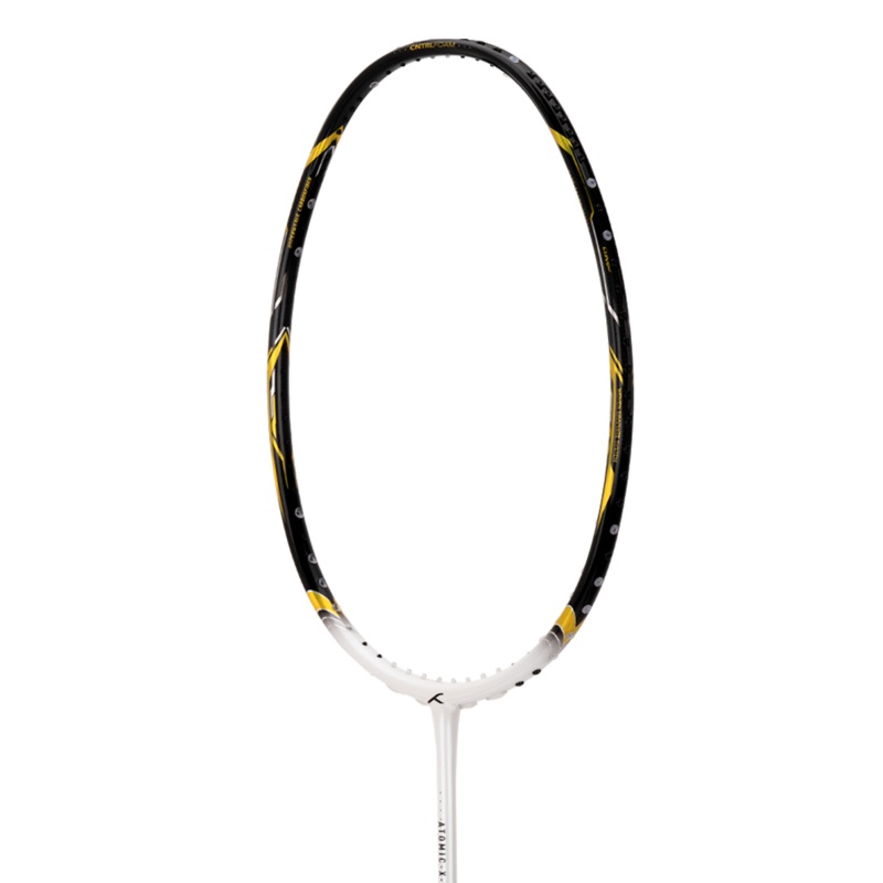 Hundred Atomic X Dark Sword Badminton Racket (White/Black)
