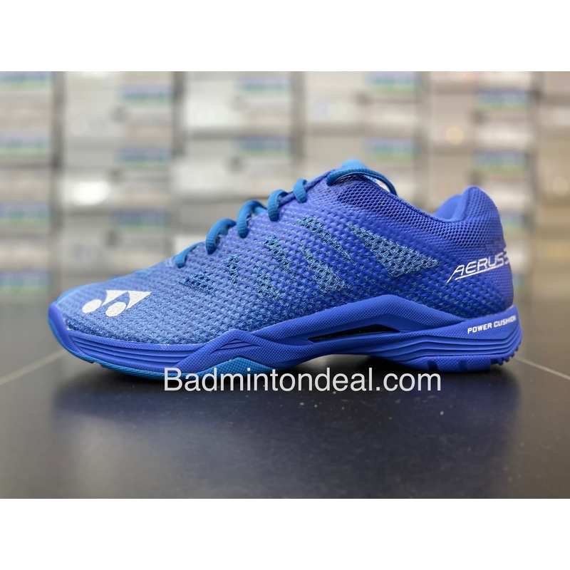 YONEX Power Cushion Aerus 3 Mens Badminton Shoes (Blue)