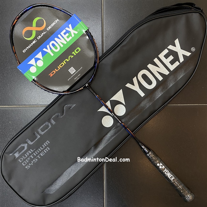 YONEX DUORA 10 DUO10 Racquet (Blue/Orange)