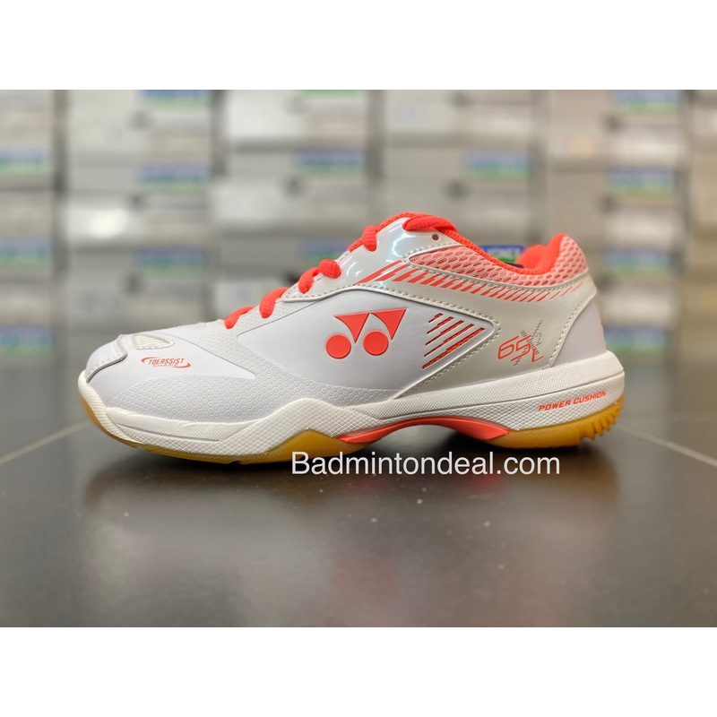 YONEX Power Cushion 65 X 2 Ladies Badminton Shoes (White)